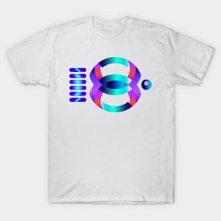 Abstract shape fish T-Shirt